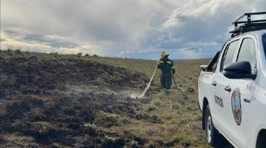 Incendio contralado en Estancia Sara