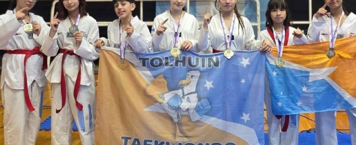 Siete medallas de oro para Tolhuin en el Panam Series Patu-12