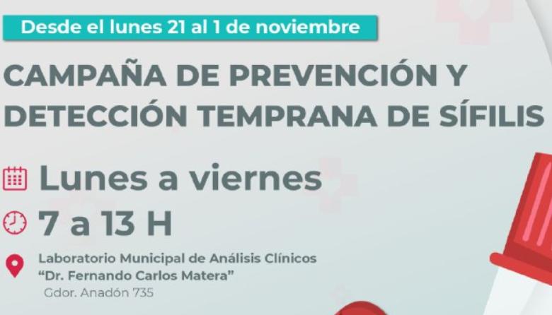 Campaña de Prevención y Detección Temprana de Sífilis