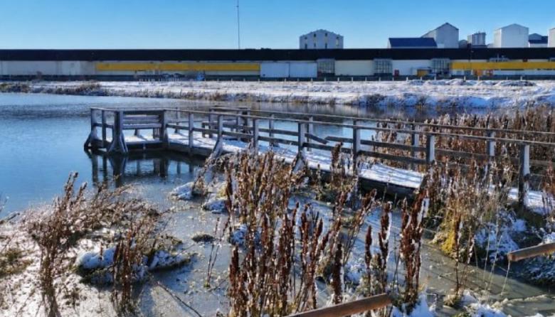 La Laguna de los Patos se encuentra inhabilitada para actividades sobre hielo