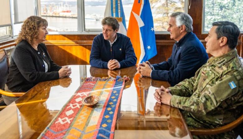 Melella respaldó la reactivación de la Base Naval Integrada tras reunirse con Presti y Quirno