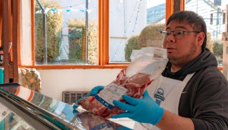 Cortes de carne porcina envasados al vacío