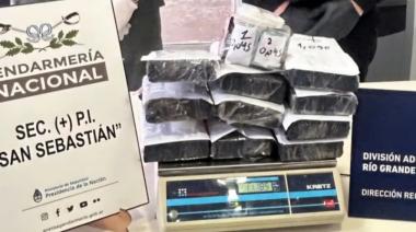 Secuestran importante carga de droga en San Sebastián