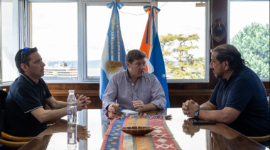 Quita de aranceles a celulares: Melella recibió a dirigentes de la UOM de Río Grande