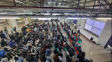 Nuevo edificio con una capacitación masiva para 180 estudiantes de escuelas técnicas de Río Grande