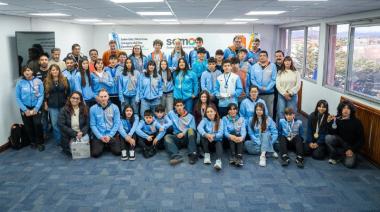 Melella recibió a los deportistas de la delegación fueguina