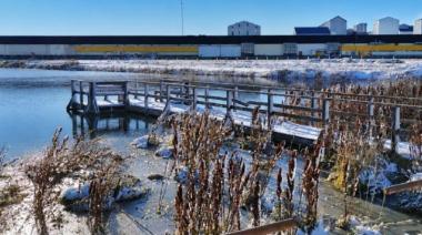 La Laguna de los Patos se encuentra inhabilitada para actividades sobre hielo