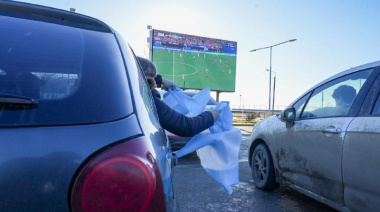 La final de la copa del mundo se vive en el Parque de los 100 años