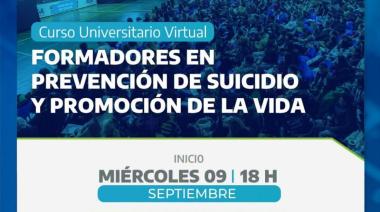 Están abiertas las inscripciones para el curso universitario "Formadores en prevención de suicidio y promoción de la vida"