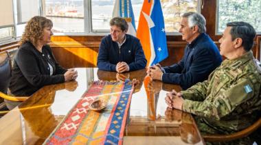 Melella respaldó la reactivación de la Base Naval Integrada tras reunirse con Presti y Quirno