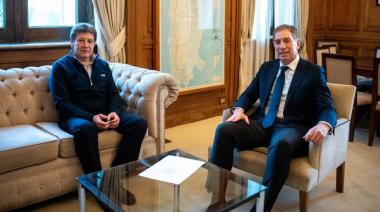 Melella con Santilli: Puerto de Ushuaia, Base Naval, empleo, recursos y Malvinas en la agenda