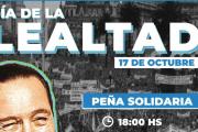 Peña solidaria en conmemoración al Día de la Lealtad