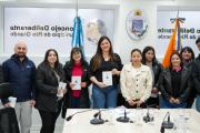 Zamora recibió a alumnos del CENT 35 en el Concejo Deliberante