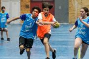 El mini handball vivió una gran jornada de integración en el Polideportivo María Auxiliadora