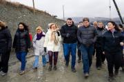 El gobernador Melella visitó junto a sectores sociales e institucionales el predio de la nueva usina de Ushuaia