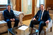 Melella con Santilli: Puerto de Ushuaia, Base Naval, empleo, recursos y Malvinas en la agenda