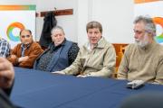 Melella se reunión con taxistas y remiseros