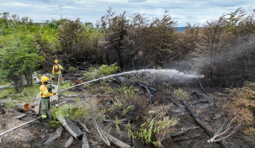 El incendio forestal declarado en estancia San Justo ya fue extinguido